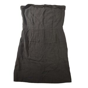 Sézane‎ Edition Dress Womens 6 Black Strapless Sheath Sheath Party Cocktail Mini